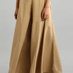 Aurelia Golden Mid Rise Palazzos-image-19