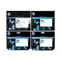 HP 728 300 ml Designjet Ink Cartridge (Pack of 4)-image-4