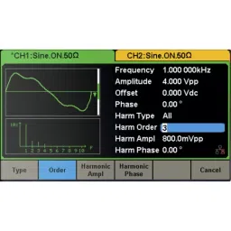 RS PRO Arbitrary Waveform Generator, 1 μHz Min, 40MHz Max - RS Calibration Model No 1236572 image 4