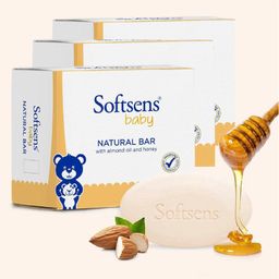 Softsens Baby Natural Bar 100 gm Multipack (Pack of 3, 9 Soaps)-image-37