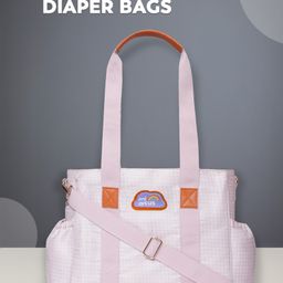 Mi Arcus Check Diaper Bag - Pink-image-60