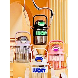 SCHOOLISH Lucky Water Bottle with Sipper & Handle - 1100 ml COLOR MAY VARY-image-79