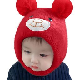 SYGA Wool Knitted Cap - Red-image-81