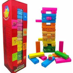 ARCADE TOYS Zenga Dinosaur Buliding & Stacking Wooden Blocks for Kids(54 pcs) - Multicolour-27
