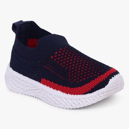 Superminis Striped Mesh Detailed Slip On Shoes - Navy Blue-image-28