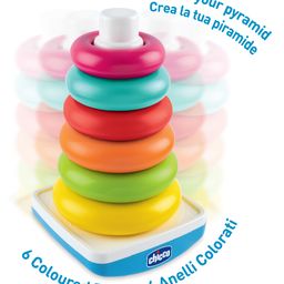 Chicco Coloured Stacking Toy - Multicolor image 2
