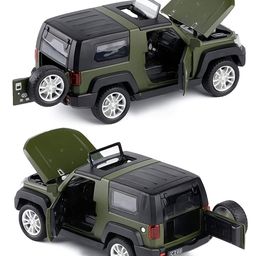 Magicwand 1:32 Scale Die-Cast Metal BAIC Motor Jeeep Colors as Per Stock with Openable Doors and Pull Back Action with Music & Lights Pack of 1 Car image 2