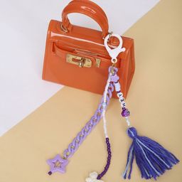 Arendelle Beaded Bag Charm Bow Bag Charm Key Cain-32