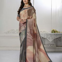 JIVORA Printed Poly Crepe Abstract Mysore Silk Saree-image-31