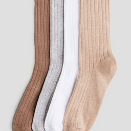 H&M 4-Pack Rib-Knit Socks-image-69