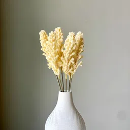 Mason Home Off White & Green Wheat Ear Artificial Flower-22