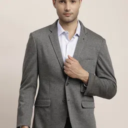 Turtle Self Design Single-Breasted Formal Blazers-image-7