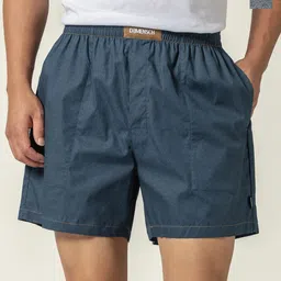 DAMENSCH Pack of 2 Pure Cotton Ultra Light Relaxed Fit Jean-Z Boxers-BS1011-MX2415-image-80