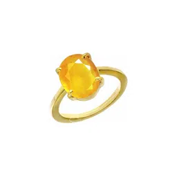 GenZcomplex Yellow Alloy Finger Ring-image-6