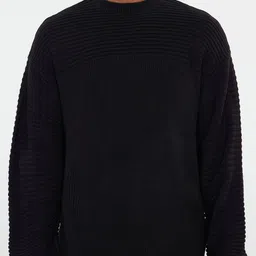 Trendyol Men Striped Round Neck Sweatshirt-image-35