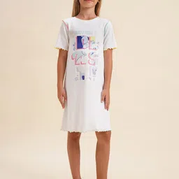 Vero Moda Girls Printed T-shirt Dress-57
