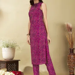 Anouk Printed Top & Trouser Co-Ord Set image 4