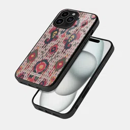 macmerise Geometric Printed iPhone 16 Pro Max Bumper Case Mobile Accessories-49