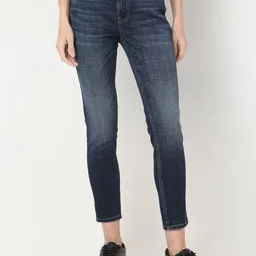 Vero Moda Women Skinny Fit Heavy Fade Stretchable Denim Jeans-picture-33