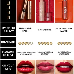 SWISS BEAUTY Turn On Glaze Liquid Lipstick With Vitamin E 3ml - Baked Mauve 6 image 3