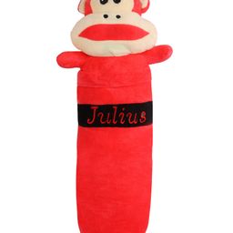 Skylofts Cute Monkey Shape Bolster - Red-83