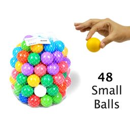 Eevovee Plastic Play Balls Pack of 48 - Multicolour-13