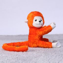 Play Toons Monkey Soft Toy Orange - Height 19 cm-18