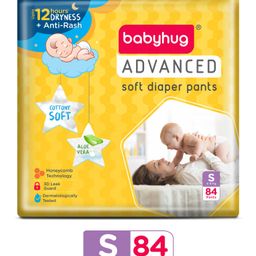Babyhug Advanced Pant Style Diapers Small (S) Size - 84 Pieces-image-46