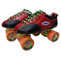 JJ Jonex Fix Body Quad Shoe  Hypro Rollo  Skates With Bag Size Kids 2 Uk - Multicolor-11