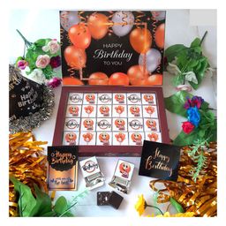 Expelite Happy Birthday Printed Chocolate Box - 500 gm-image-29