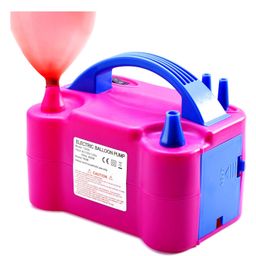 SANJARY Two Nozzles Electric Balloon Air Pump - Pink-image-39