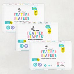 R for Rabbit Feather Diaper Pants Size S-Small for baby of 5-9 kgs - 48 Pieces (Pack of 3)-90