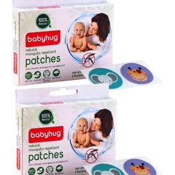 Babyhug Waterproof Natural Mosquito Repellent Patches - 12 Pieces  Pack of 2-12