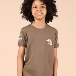 V-Mart Boys Printed Applique T-shirt-26