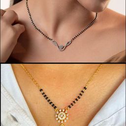 Anouk Pack of 2 Brass Mangalsutra-image-103
