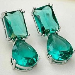 DENICRAAS Women Green Earrings-image-51