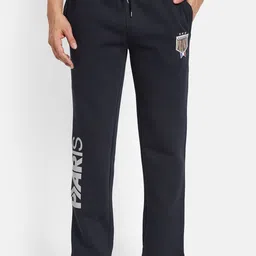 Octave Men Printed Fleece Track Pants-image-50