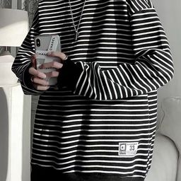 StyleCast x Revolte Men Striped Sweatshirt-picture-36