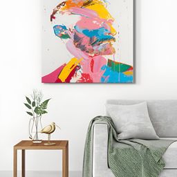 999Store White & Blue 1 Piece Canvas Other Wall Paintings-image-63