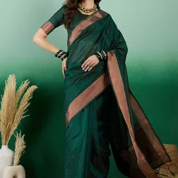 SYS Brand - Shop Your Style Woven Design Zari Pure Silk Saree-image-64