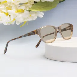Ted Smith Women Brown Cat Eye Premium Acetate Sunglasses With Polarised Lens-image-101