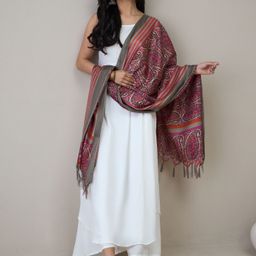 InWeave Women Empire Kurta with Palazzos & With Dupatta-49