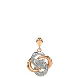 VALANOVA Women 18 Kt Rose Gold Lab Grown Diamond Pendant 1.77 gm-picture-5
