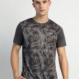Reebok Men Abstract Printed Round Neck T-shirt-image-51