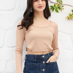 DressBerry Women Round Neck Crop Regular Top-22