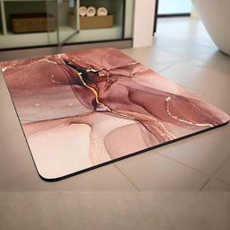 IVAZA Pink 2000 GSM Silicone Bath Rugs-image-66