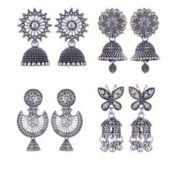 Sangria Alloy Silver-Plated Earrings-image-99