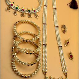 ANTIQUE JEWELLERY Brass ewellery Set-42