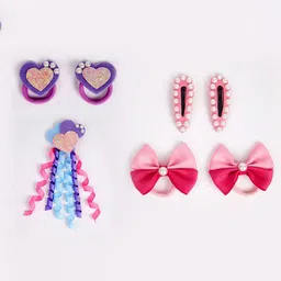 RIBBON CANDY Set Of 7 Girls Embellished Hair Accessory-image-1