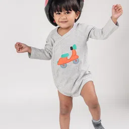 YK Infant Boys Scooter Printed Bodysuit-image-57